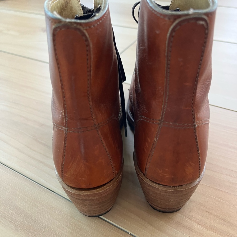 Women’s Red Wing Leather Lace-Up Ankle Boots - Brown - Picture 6 of 9